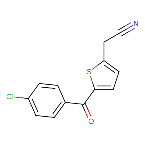 2-(5-(4-Chlorobenzoyl)thiophen-2-yl)acetonitrile