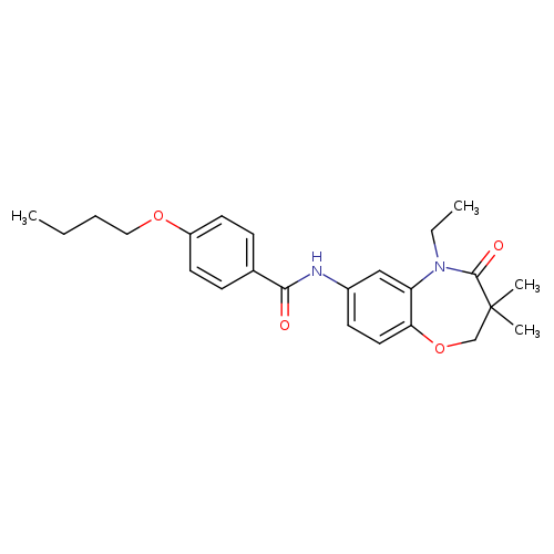 4-butoxy-N-(5-ethyl-3,3-dimethyl-4-oxo-2,3,4,5-tetrahydro-1,5-benzoxazepin-7-yl)benzamide