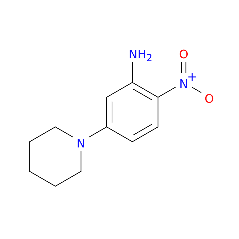2-Nitro-5-(piperidin-1-yl)aniline