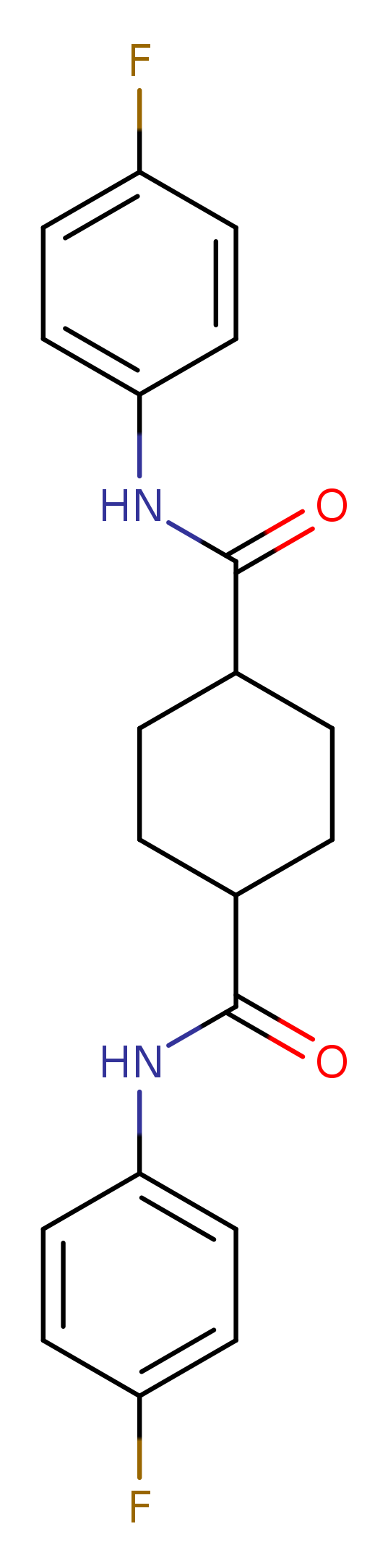 N~1~,N~4~-bis(4-fluorophenyl)-1,4-cyclohexanedicarboxamide