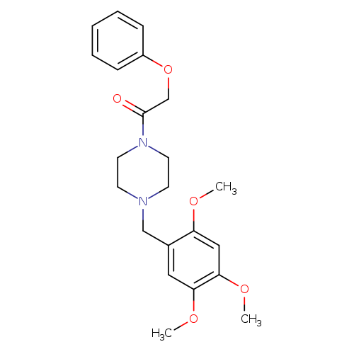 1-(phenoxyacetyl)-4-(2,4,5-trimethoxybenzyl)piperazine