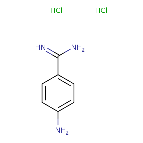 Benzenecarboximidamide, 4-amino-, hydrochloride (1:2)