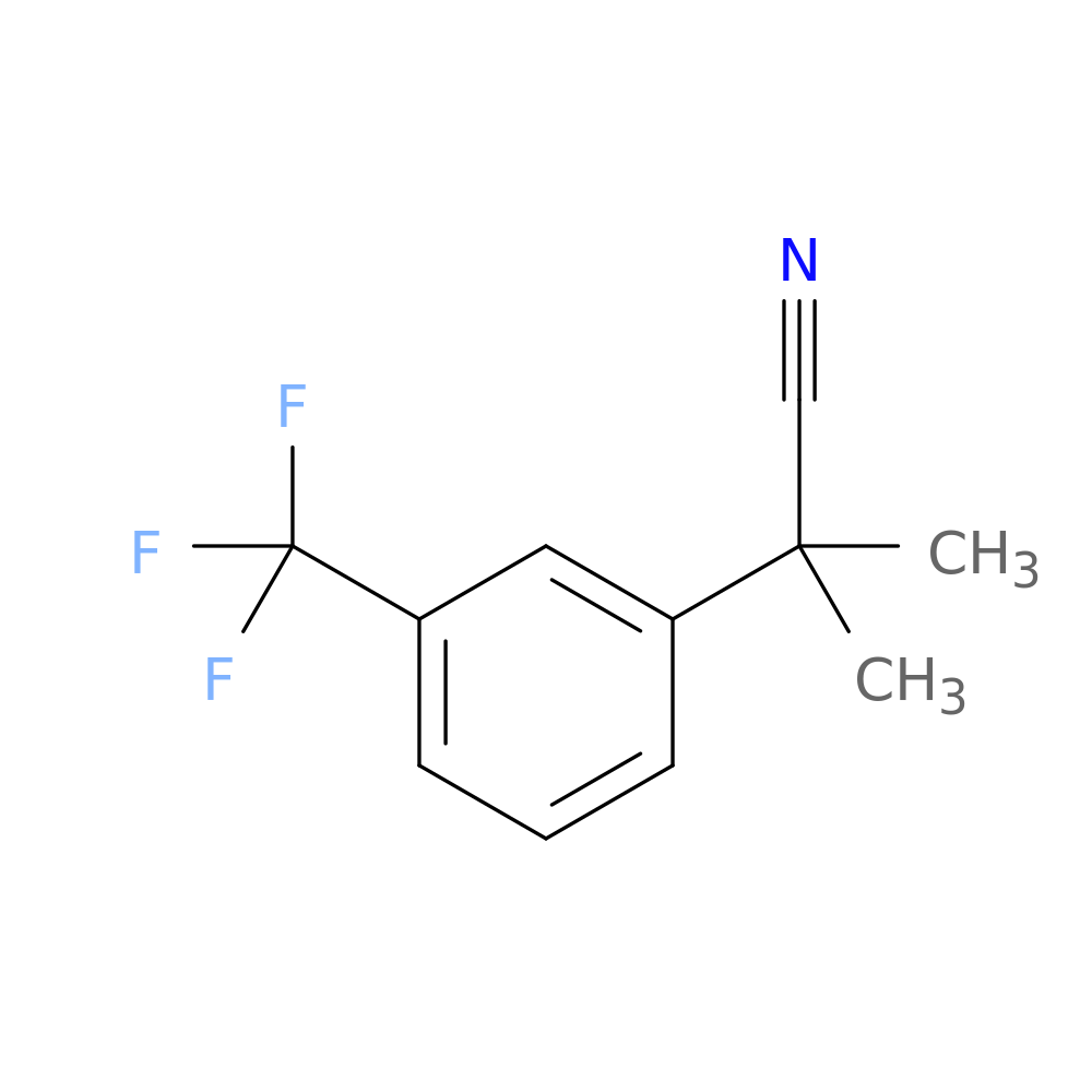 2-Methyl-2-(3-(trifluoromethyl)phenyl)propanenitrile