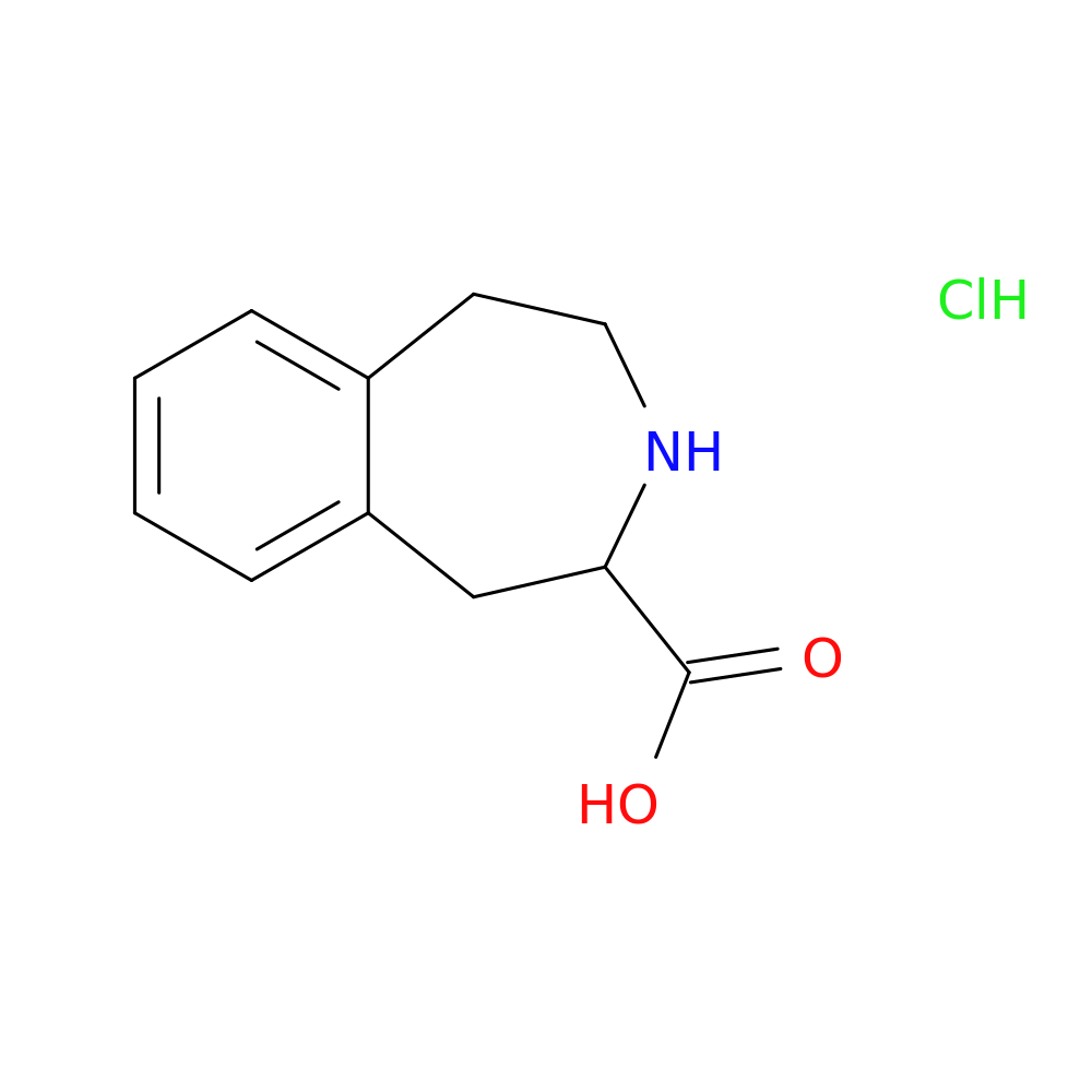 2,3,4,5-Tetrahydro-1H-3-benzazepine-2-carboxylic acid hydrochloride
