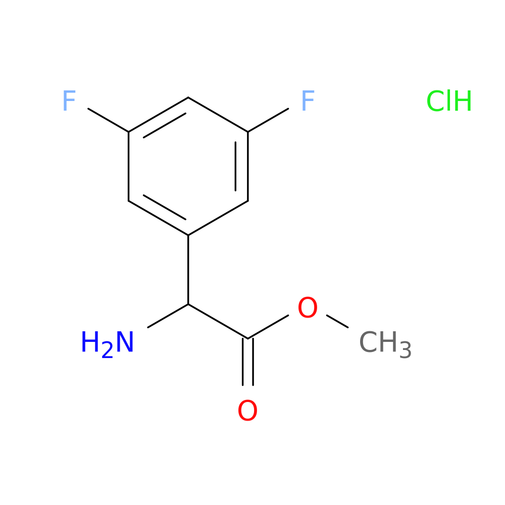 methyl 2-amino-2-(3,5-difluorophenyl)acetate hydrochloride