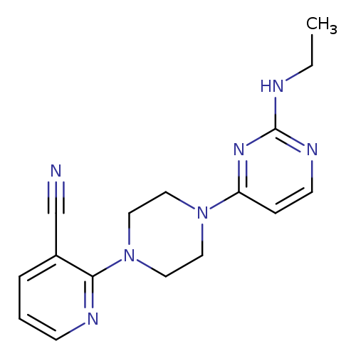 2-{4-[2-(ethylamino)pyrimidin-4-yl]piperazin-1-yl}pyridine-3-carbonitrile