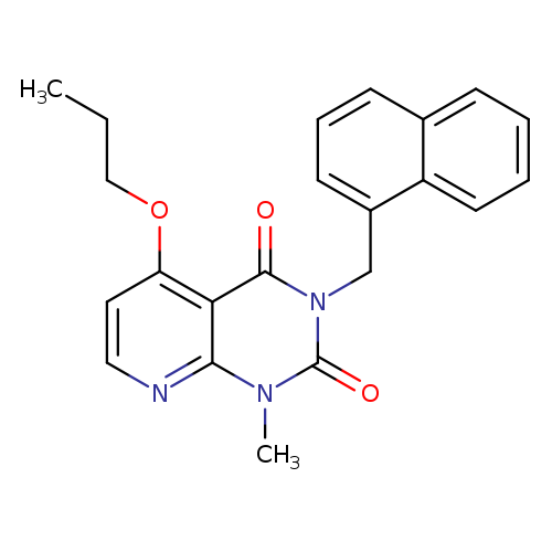 1-methyl-3-[(naphthalen-1-yl)methyl]-5-propoxy-1H,2H,3H,4H-pyrido[2,3-d]pyrimidine-2,4-dione