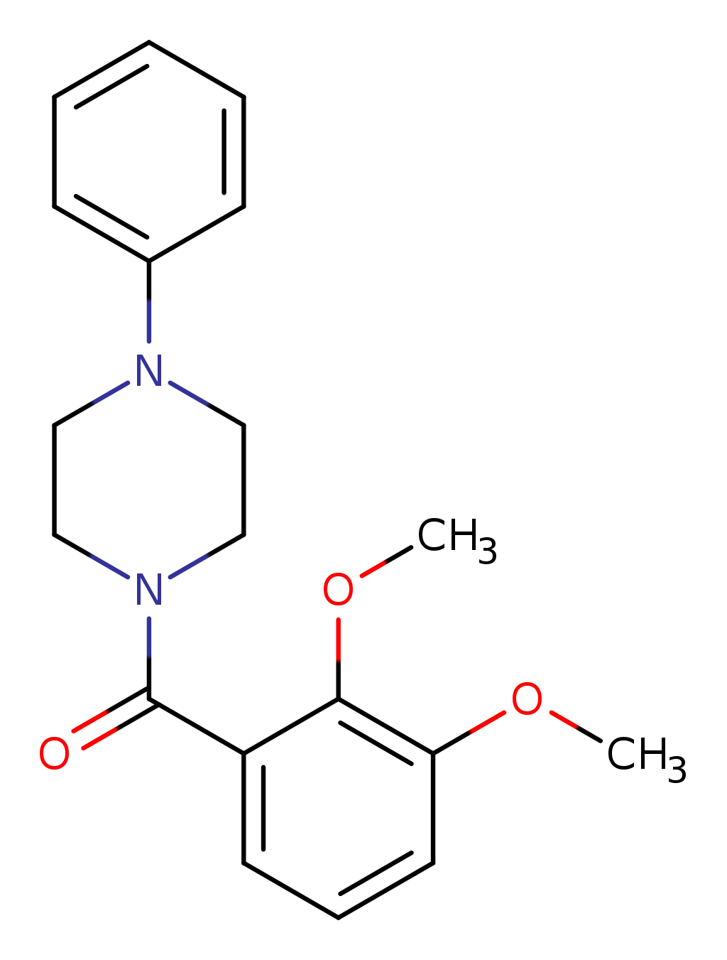 1-(2,3-dimethoxybenzoyl)-4-phenylpiperazine