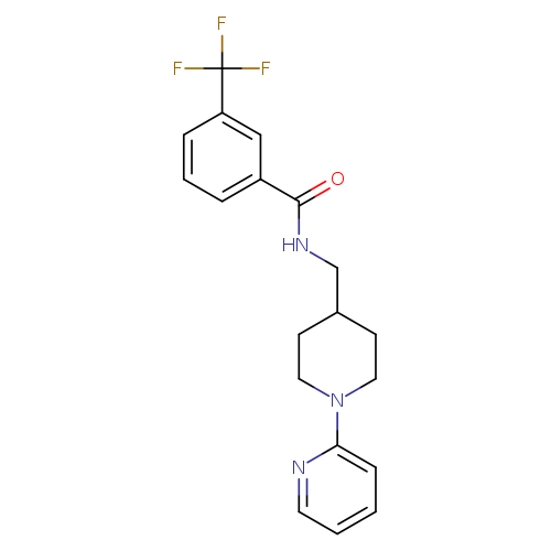 N-{[1-(pyridin-2-yl)piperidin-4-yl]methyl}-3-(trifluoromethyl)benzamide