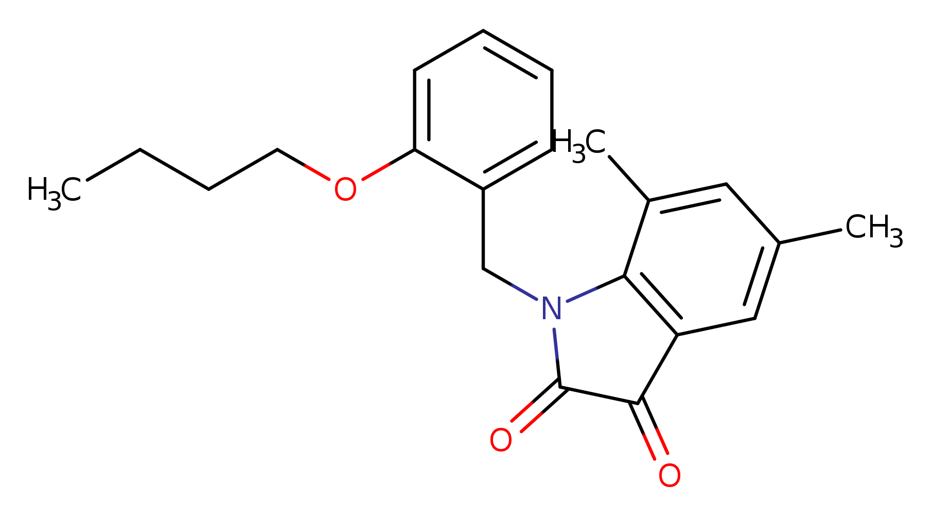 1-[(2-butoxyphenyl)methyl]-5,7-dimethyl-2,3-dihydro-1H-indole-2,3-dione