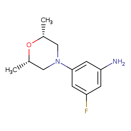3-[2,6-dimethylmorpholin-4-yl]-5-fluoroaniline