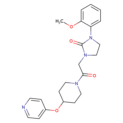 1-(2-methoxyphenyl)-3-{2-oxo-2-[4-(pyridin-4-yloxy)piperidin-1-yl]ethyl}imidazolidin-2-one