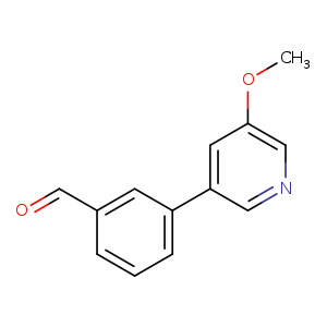 3-(5-methoxy-3-pyridinyl)benzaldehyde
