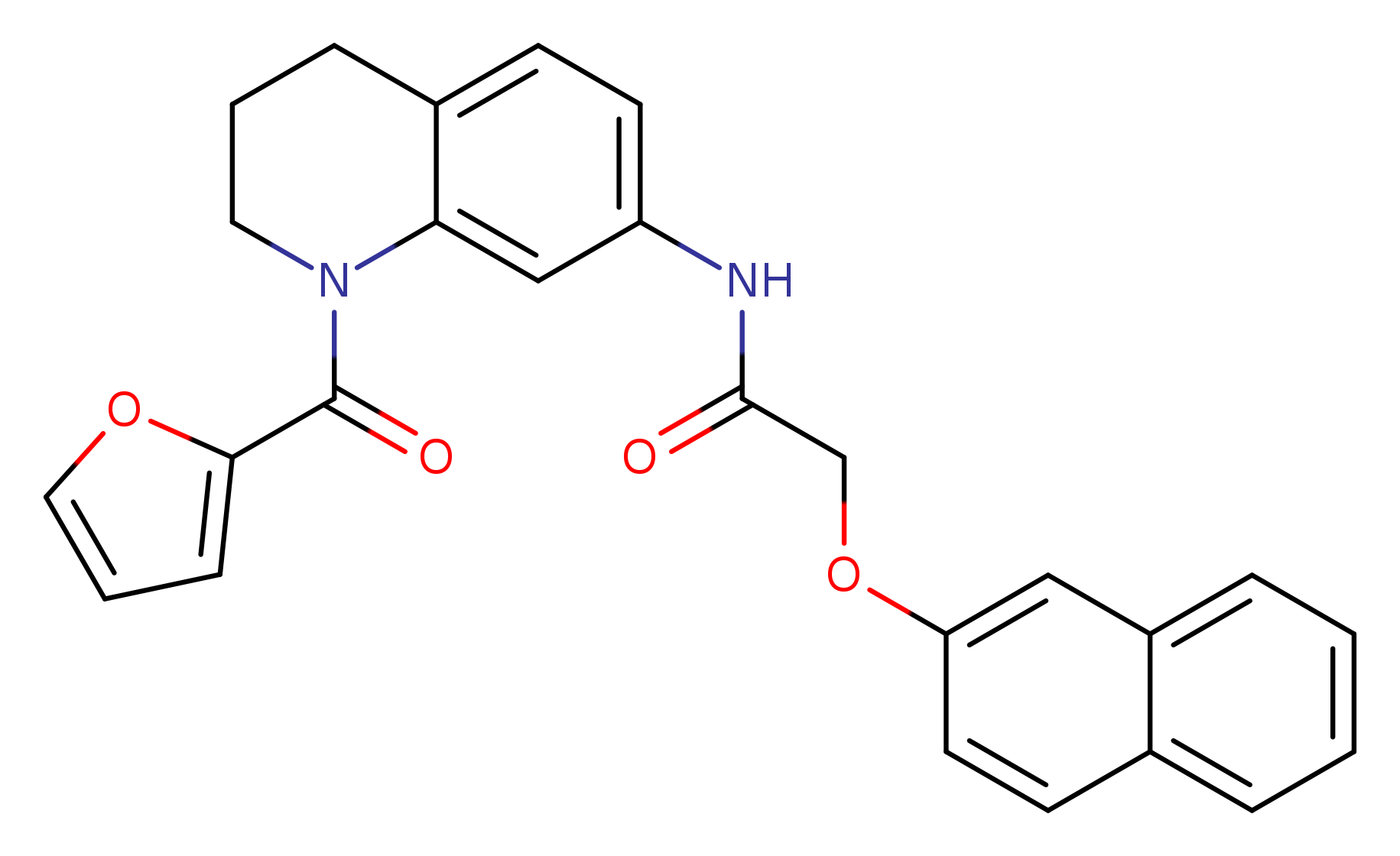 N-[1-(furan-2-carbonyl)-1,2,3,4-tetrahydroquinolin-7-yl]-2-(naphthalen-2-yloxy)acetamide