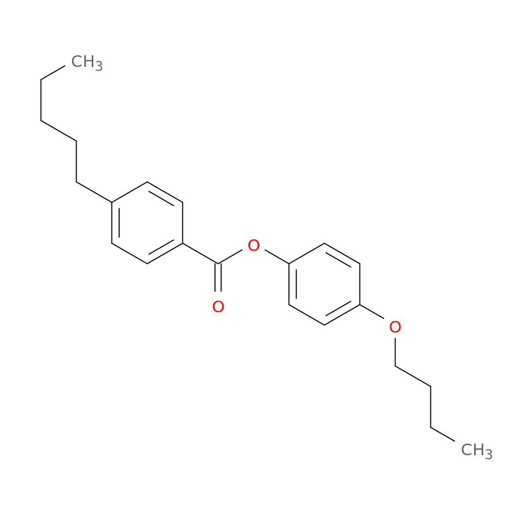 4-N-Pentylbenzoic acid 4'-n-butoxyphenyl ester