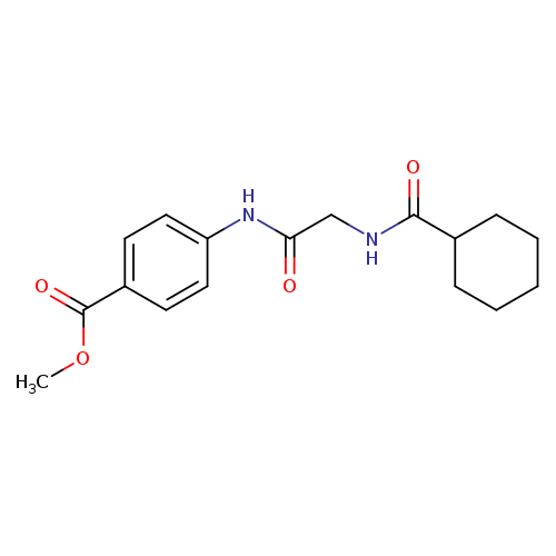 methyl 4-[2-(cyclohexylformamido)acetamido]benzoate