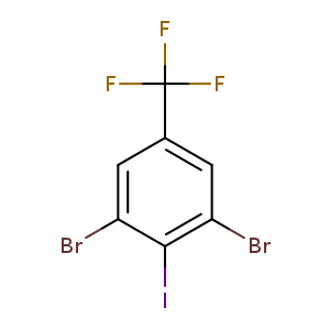 1,3-Dibromo-2-iodo-5-(trifluoromethyl)benzene