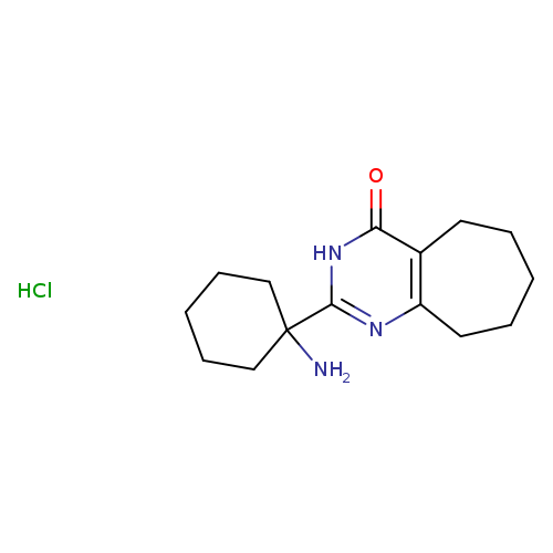 2-(1-aminocyclohexyl)-3H,4H,5H,6H,7H,8H,9H-cyclohepta[d]pyrimidin-4-one hydrochloride