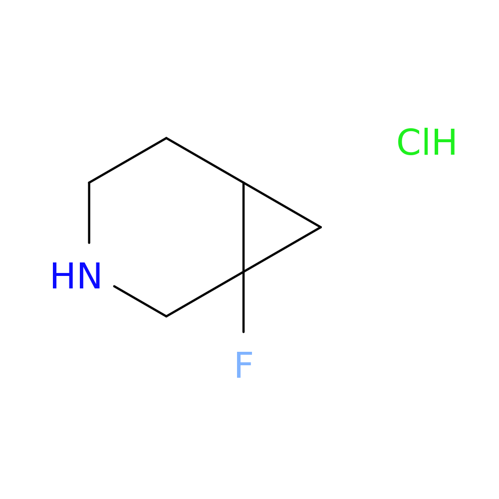 1-fluoro-3-azabicyclo[4.1.0]heptane hydrochloride
