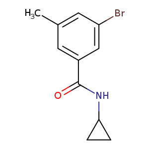 3-bromo-N-cyclopropyl-5-methylbenzamide