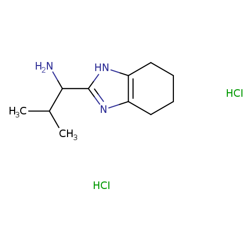 2-methyl-1-(4,5,6,7-tetrahydro-1H-1,3-benzodiazol-2-yl)propan-1-amine dihydrochloride