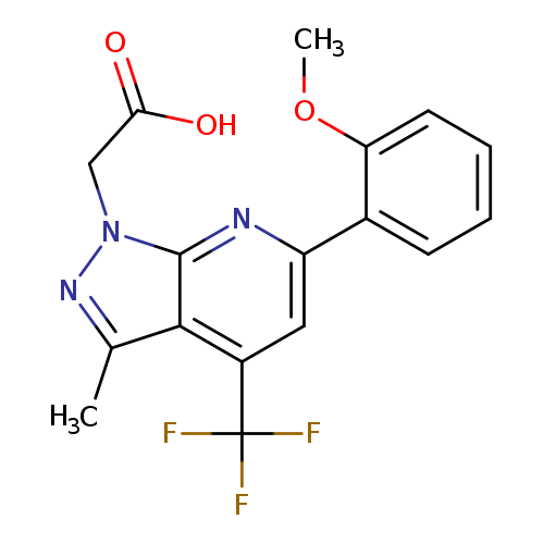 [6-(2-Methoxyphenyl)-3-methyl-4-(trifluoromethyl)-1h-pyrazolo[3,4-b]pyridin-1-yl]acetic acid