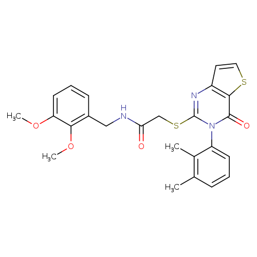 N-[(2,3-dimethoxyphenyl)methyl]-2-{[3-(2,3-dimethylphenyl)-4-oxo-3H,4H-thieno[3,2-d]pyrimidin-2-yl]sulfanyl}acetamide