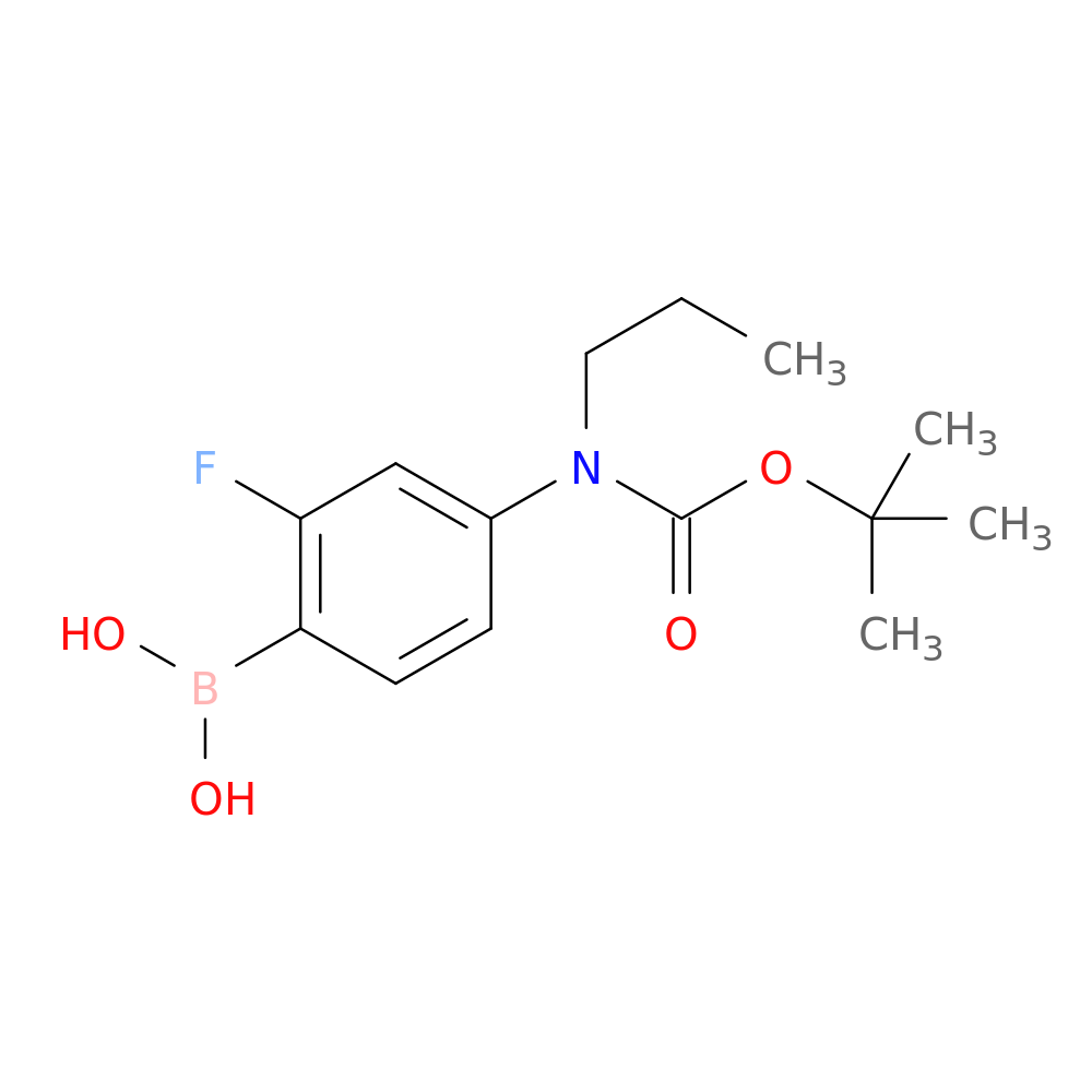 4-(N-BOC-N-Propyl)amino-2-fluorophenylboronic acid
