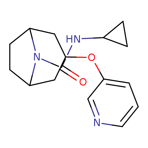 N-cyclopropyl-3-(pyridin-3-yloxy)-8-azabicyclo[3.2.1]octane-8-carboxamide