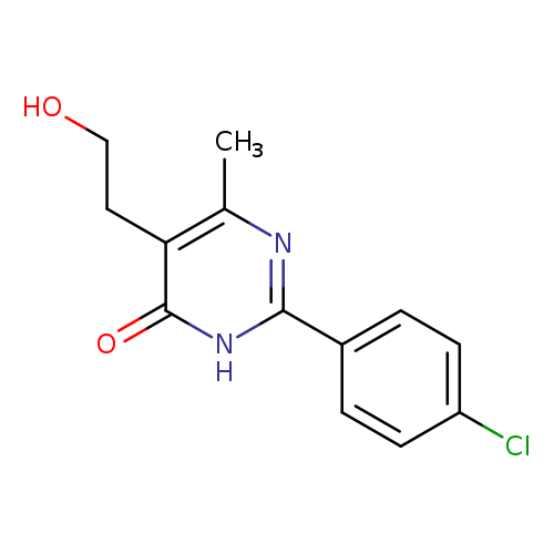 2-(4-Chlorophenyl)-5-(2-hydroxyethyl)-6-methylpyrimidin-4(3h)-one