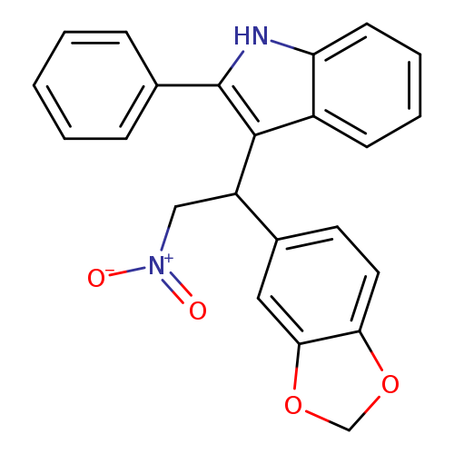 3-[1-(2H-1,3-benzodioxol-5-yl)-2-nitroethyl]-2-phenyl-1H-indole