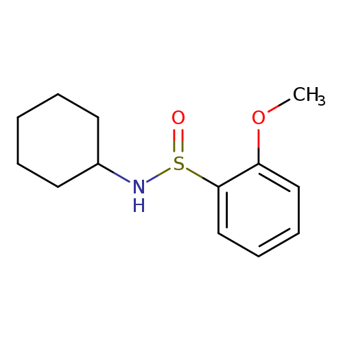 N-Cyclohexyl-2-methoxybenzene-1-sulfinamide