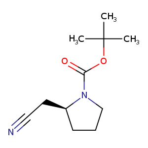 1-Pyrrolidinecarboxylic acid, 2-(cyanomethyl)-, 1,1-dimethylethyl ester, (2S)-