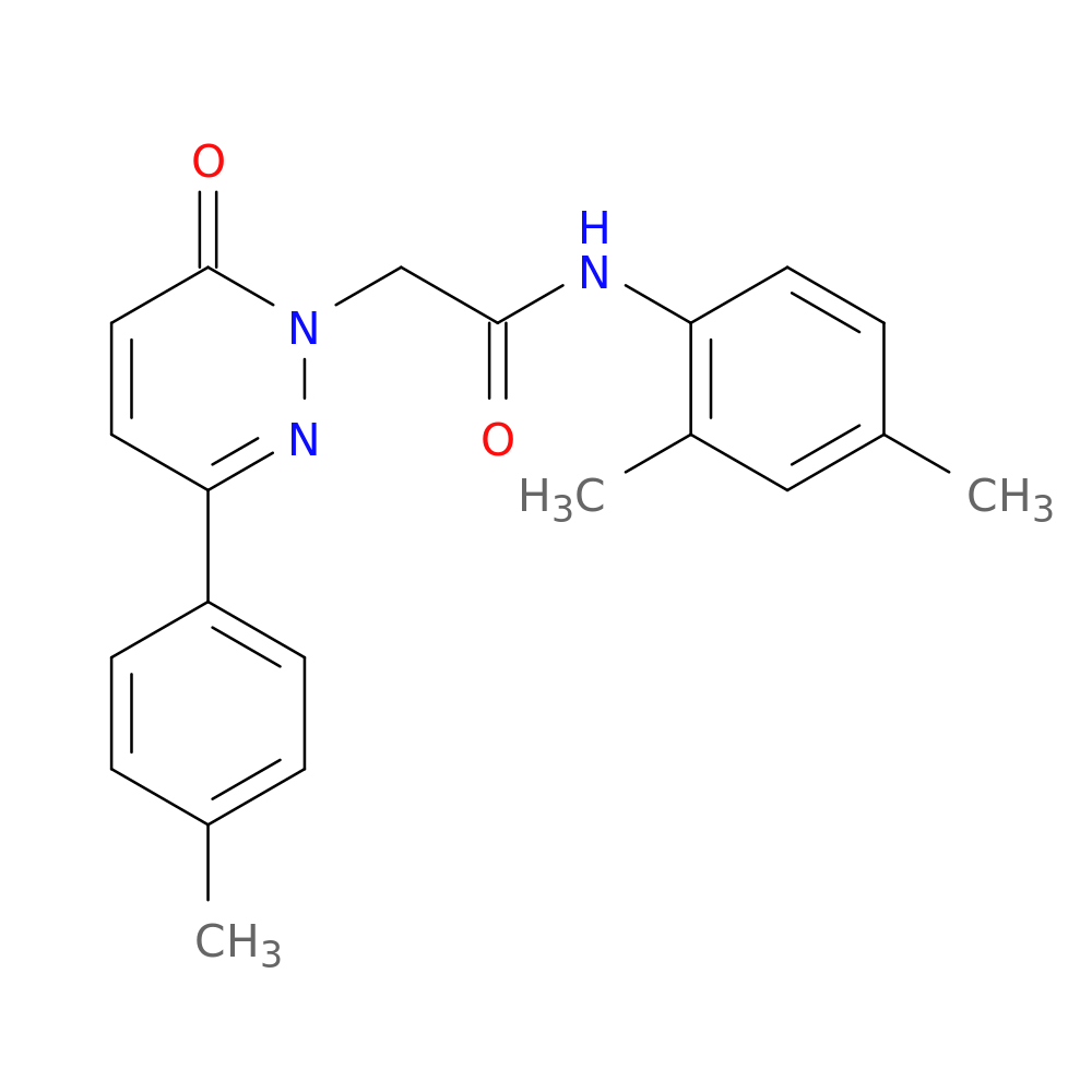 N-(2,4-dimethylphenyl)-2-[3-(4-methylphenyl)-6-oxo-1,6-dihydropyridazin-1-yl]acetamide