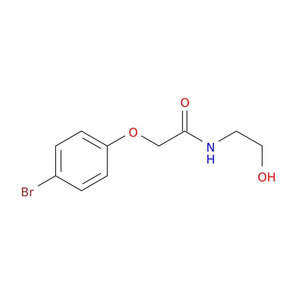 2-(4-Bromophenoxy)-N-(2-hydroxyethyl)acetamide
