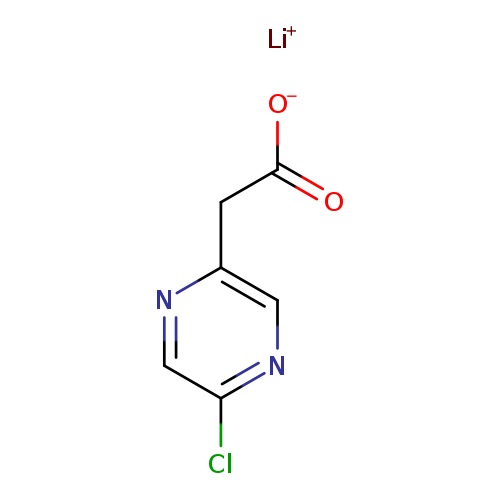 lithium(1+) 2-(5-chloropyrazin-2-yl)acetate
