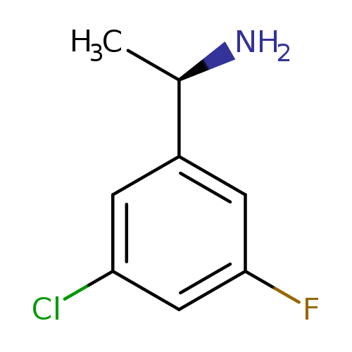 Benzenemethanamine, 3-chloro-5-fluoro-α-methyl-, (αR)-