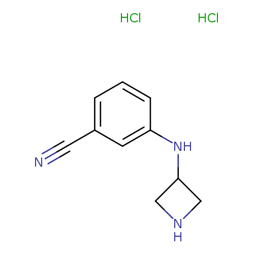 3-[(azetidin-3-yl)amino]benzonitrile dihydrochloride