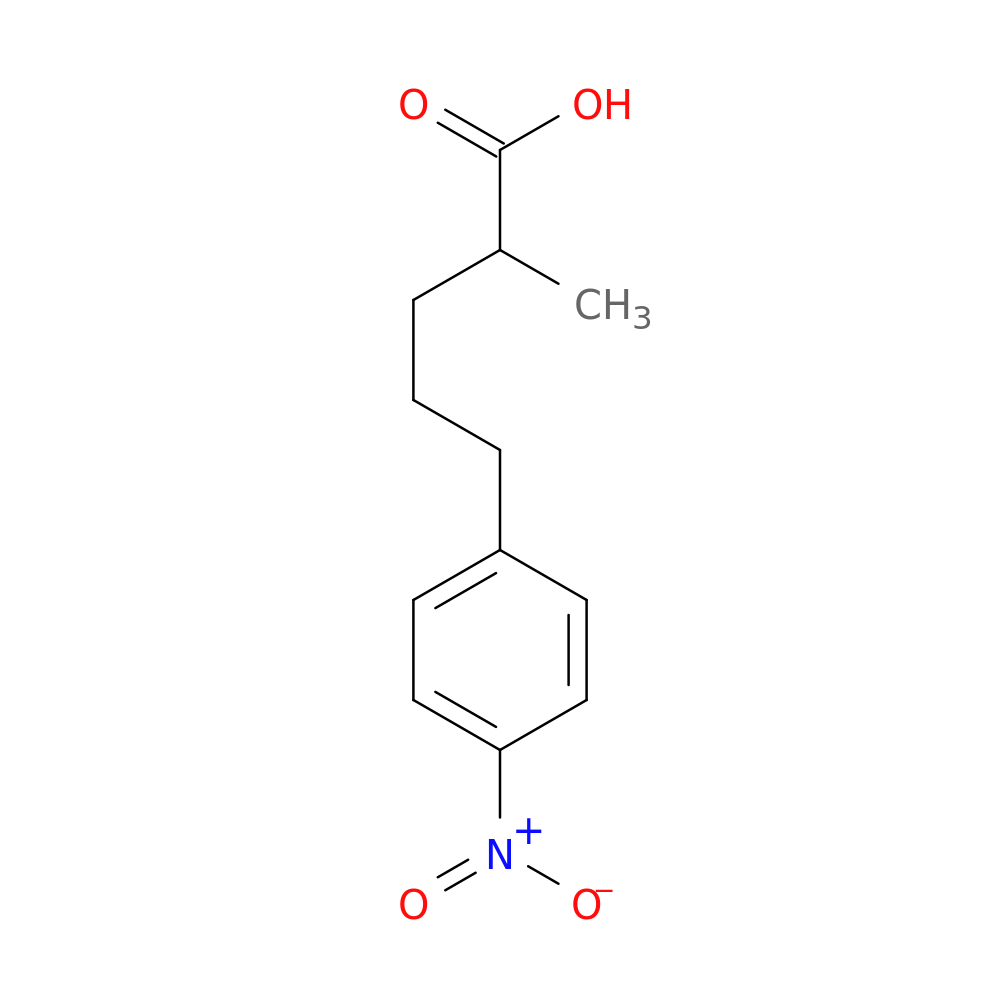 2-methyl-5-(4-nitrophenyl)pentanoic acid