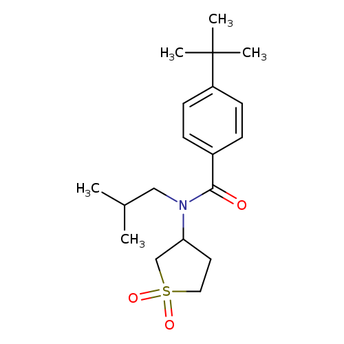 4-tert-butyl-N-(1,1-dioxo-1lambda6-thiolan-3-yl)-N-(2-methylpropyl)benzamide