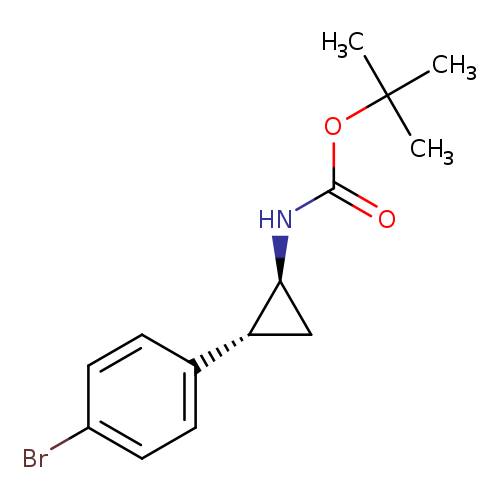 (1S,2R)-[2-(4-Bromo-phenyl)-cyclopropyl]-carbamicacidtert-butylester