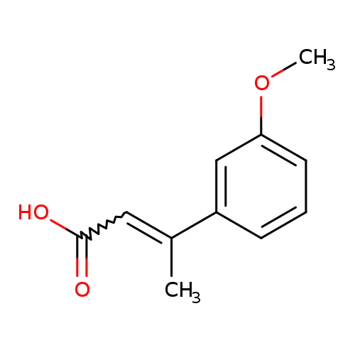 3-(3-methoxyphenyl)but-2-enoic acid