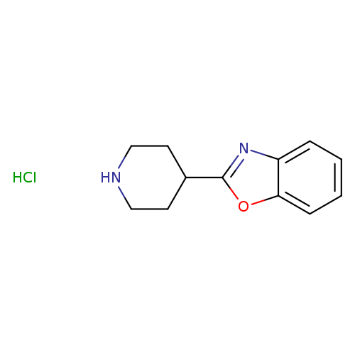 Benzoxazole, 2-(4-piperidinyl)-, hydrochloride (1:1)