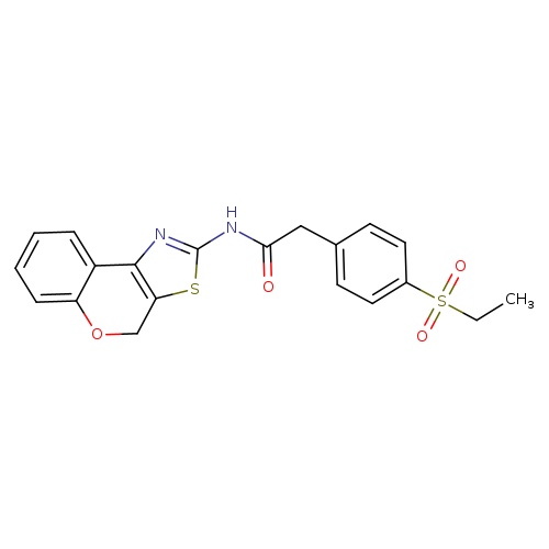 N-{4H-chromeno[4,3-d][1,3]thiazol-2-yl}-2-[4-(ethanesulfonyl)phenyl]acetamide