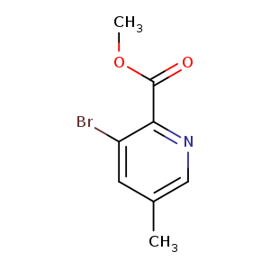 2-Pyridinecarboxylic acid, 3-bromo-5-methyl-, methyl ester