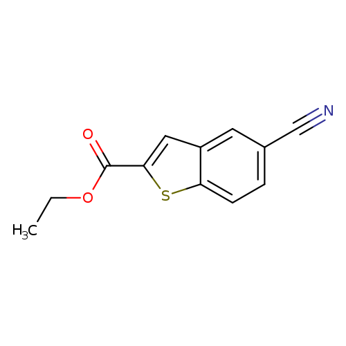 Benzo[b]thiophene-2-carboxylic acid, 5-cyano-, ethyl ester