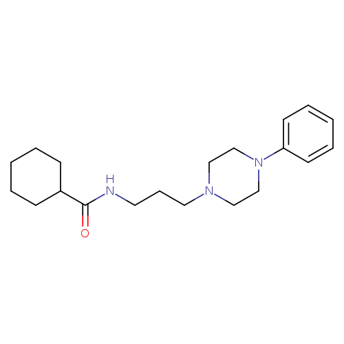 N-[3-(4-phenylpiperazin-1-yl)propyl]cyclohexanecarboxamide