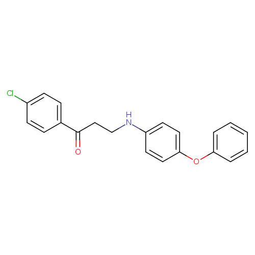 1-(4-chlorophenyl)-3-[(4-phenoxyphenyl)amino]propan-1-one