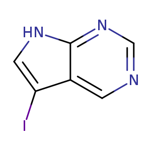 7H-Pyrrolo[2,3-d]pyrimidine, 5-iodo-
