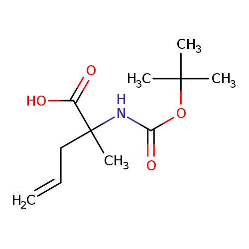 2-{[(tert-butoxy)carbonyl]amino}-2-methylpent-4-enoicacid